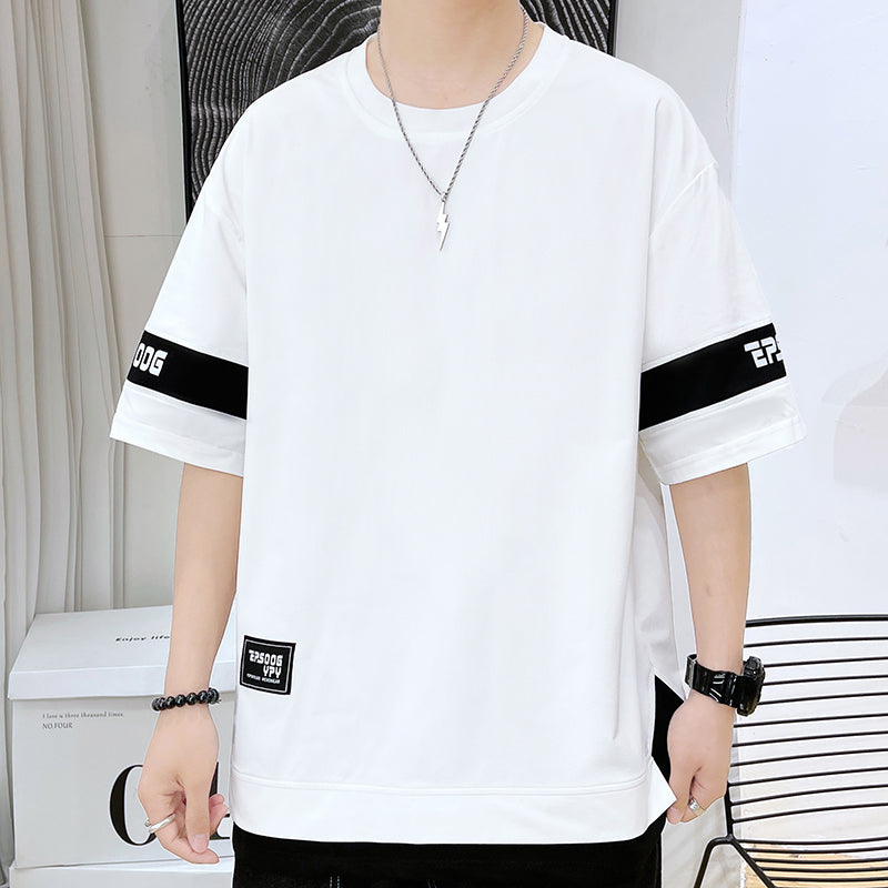 🔥READY STOCK🔥short sleeve t shirt round neck plain oversize korean man T shirt for men baju lelaki